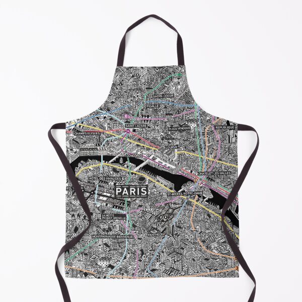 Item preview, Paris France metro map designed and sold by oliver polanski.