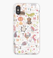 Animal Alphabet iPhone Case/Skin