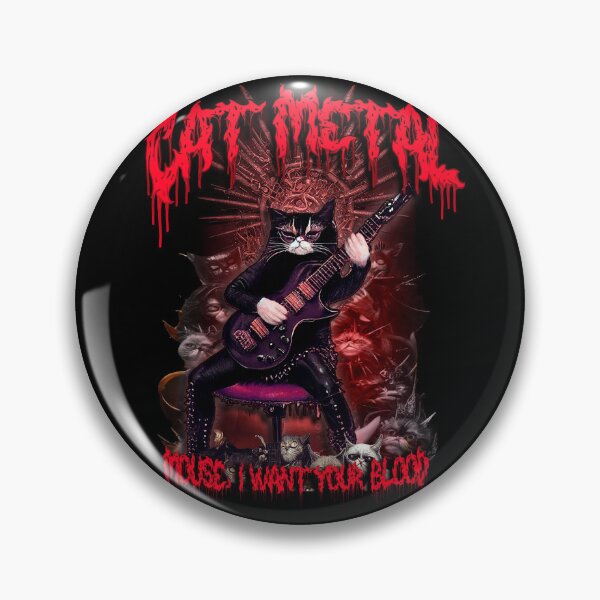 Item preview, ★ Heavy Metal Cat ★ designed and sold by TheSamuraiCat.