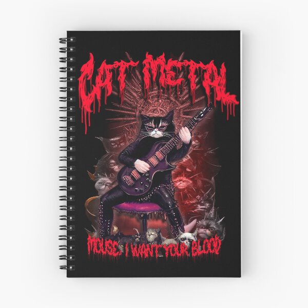 Item preview, ★ Heavy Metal Cat ★ designed and sold by TheSamuraiCat.