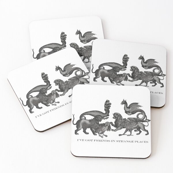 Item preview, Strange Friends Engravings from the 17th Century designed and sold by JournalOfTales.