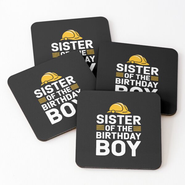 Item preview, Sister of the Birthday Boy Construction Birthday Party  designed and sold by PowAcademy.