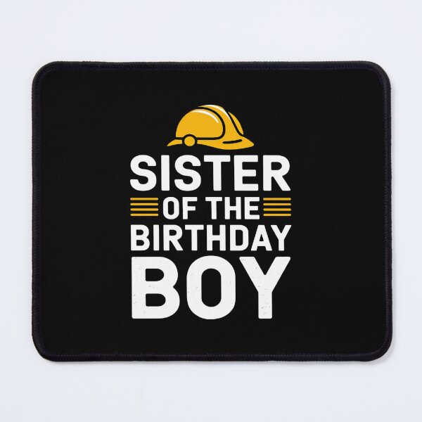 Item preview, Sister of the Birthday Boy Construction Birthday Party designed and sold by PowAcademy.