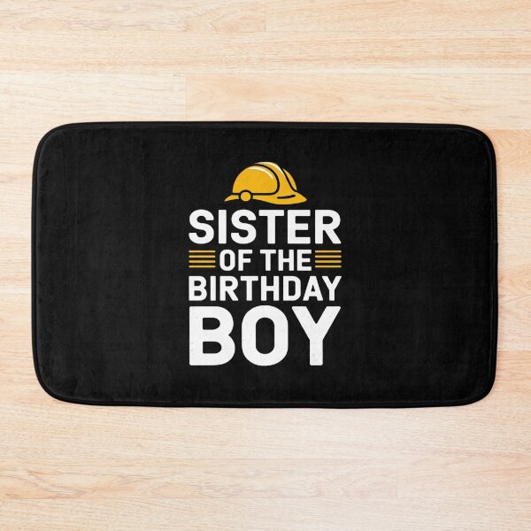 Item preview, Sister of the Birthday Boy Construction Birthday Party  designed and sold by PowAcademy.
