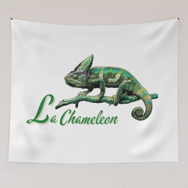 Item preview, La Chameleon – Green Chameleon Minimal Logo designed and sold by Dotadoari.