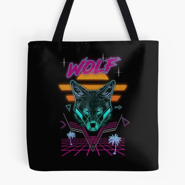 Item preview, Synthwave Wolf designed and sold by TheSamuraiCat.
