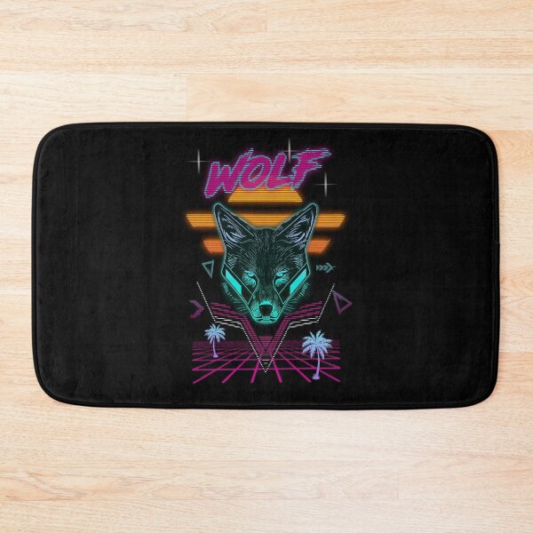 Item preview, Synthwave Wolf designed and sold by TheSamuraiCat.