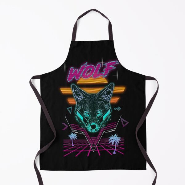Item preview, Synthwave Wolf designed and sold by TheSamuraiCat.