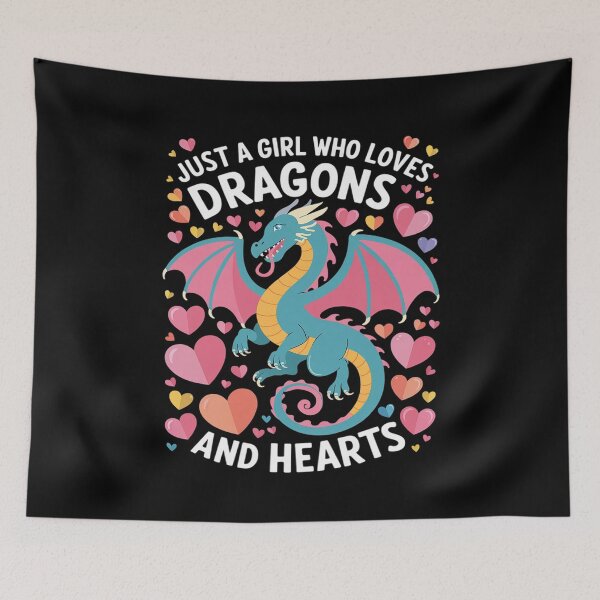 Item preview, Cute Just A Girl Who Loves Dragons Women Girls  designed and sold by CombatTask.