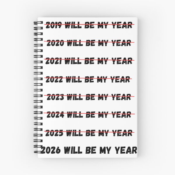 Item preview, 2026 will be my year - sarcastic graphic with a joke designed and sold by NitRes.