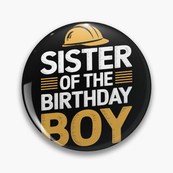 Item preview, Sister of the Birthday Boy Construction Birthday Party Girls  designed and sold by PowAcademy.