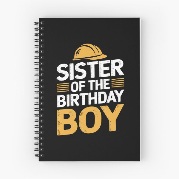 Item preview, Sister of the Birthday Boy Construction Birthday Party Girls designed and sold by PowAcademy.