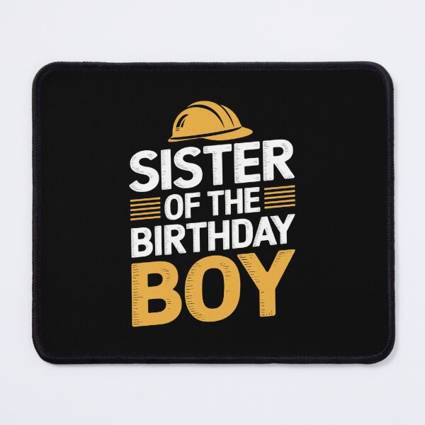 Item preview, Sister of the Birthday Boy Construction Birthday Party Girls designed and sold by PowAcademy.