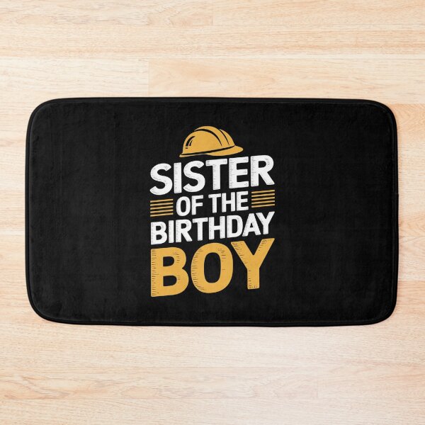 Item preview, Sister of the Birthday Boy Construction Birthday Party Girls  designed and sold by PowAcademy.