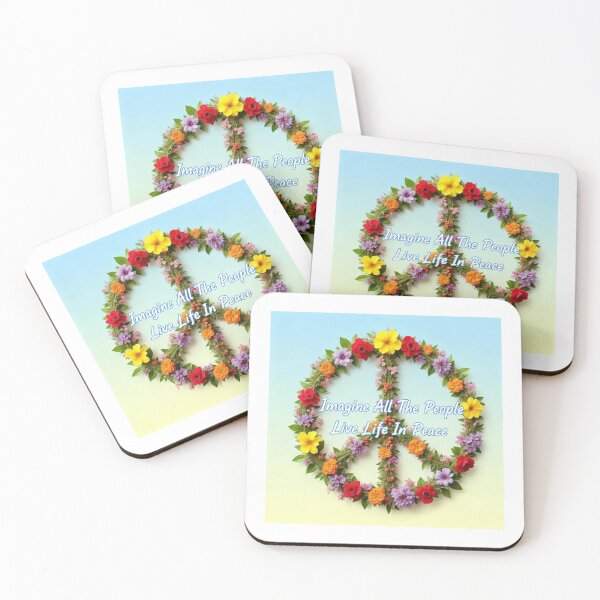Item preview, Love & Peace - Imagine designed and sold by livingyourway.