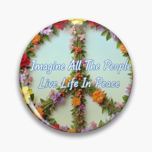 Item preview, Love & Peace - Imagine designed and sold by livingyourway.