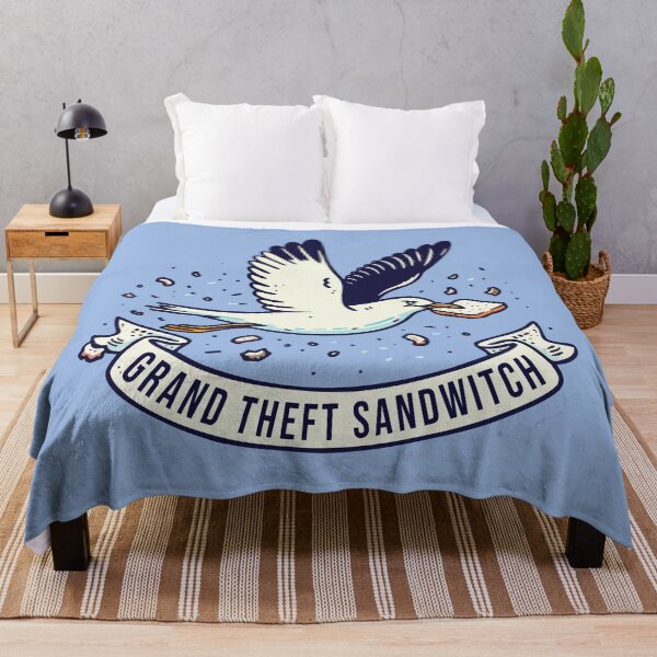 Item preview, Grand Theft Sandwich - Funny Seagull Humor designed and sold by Scaryzz.