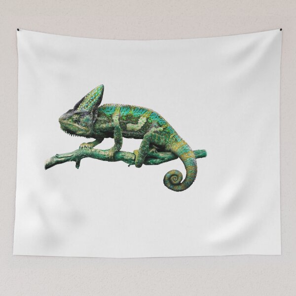 Item preview, Green Chameleon – Minimal Nature Logo designed and sold by Dotadoari.