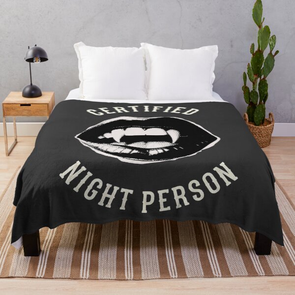 Item preview, Certified Night Person Vampire  designed and sold by CreepyCornerArt.