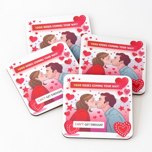 Item preview,  Kisses coming Happy Valentine's Day designed and sold by AhArtMe.