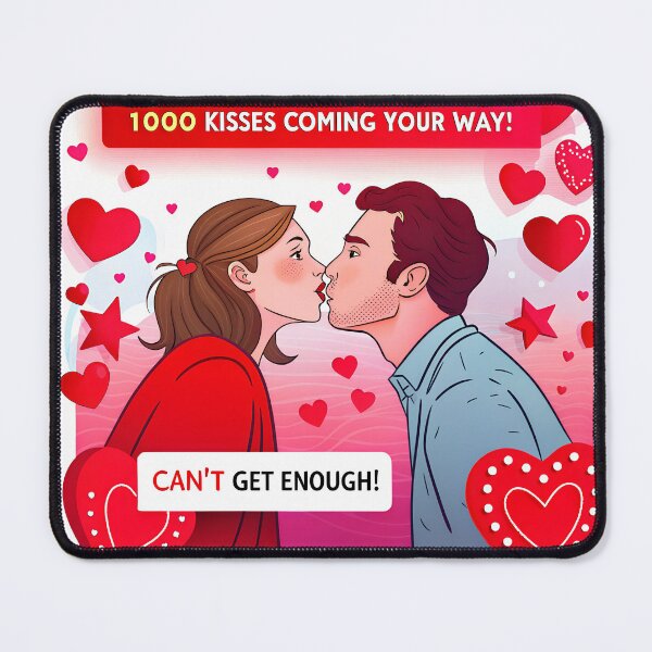 Item preview, Kisses coming Happy Valentine's Day designed and sold by AhArtMe.