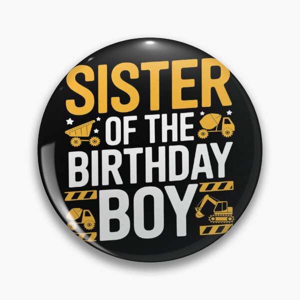 Item preview, Sister Of The Birthday Boy Construction Theme Party Matching  designed and sold by PowAcademy.