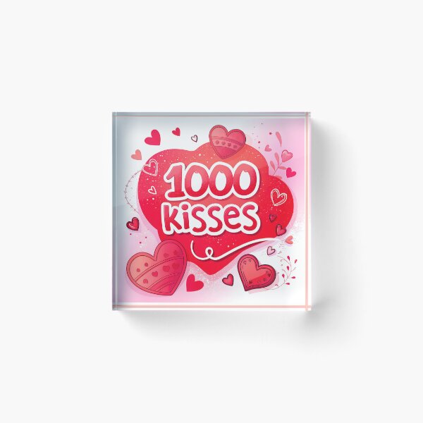 Item preview, Pink kisses for Happy Valentine designed and sold by AhArtMe.