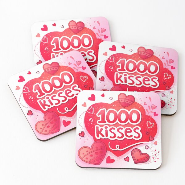 Item preview, Pink kisses for Happy Valentine designed and sold by AhArtMe.