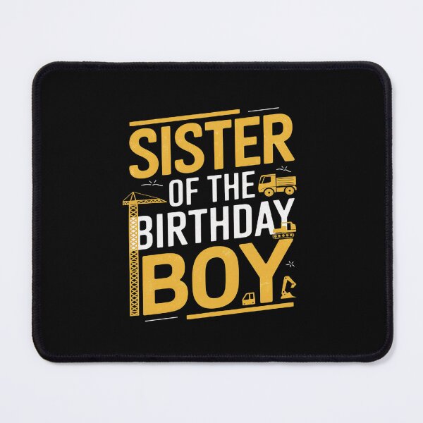 Item preview, Sister of the Birthday Boy Construction Worker Bday Party designed and sold by PowAcademy.