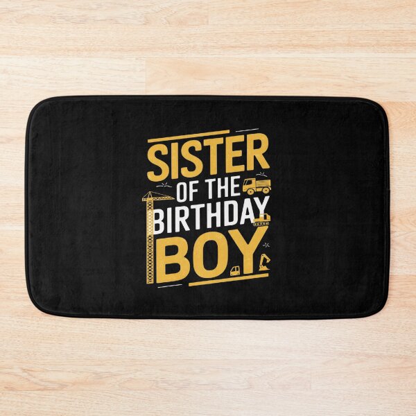 Item preview, Sister of the Birthday Boy Construction Worker Bday Party  designed and sold by PowAcademy.