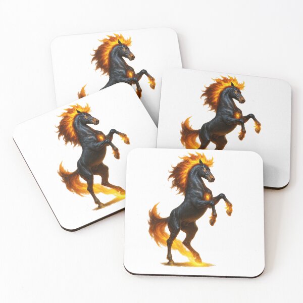 Item preview, ✨Fire Horse ✦♨✦ Rearing Flameborn Stallion designed and sold by WheelieGdArt.
