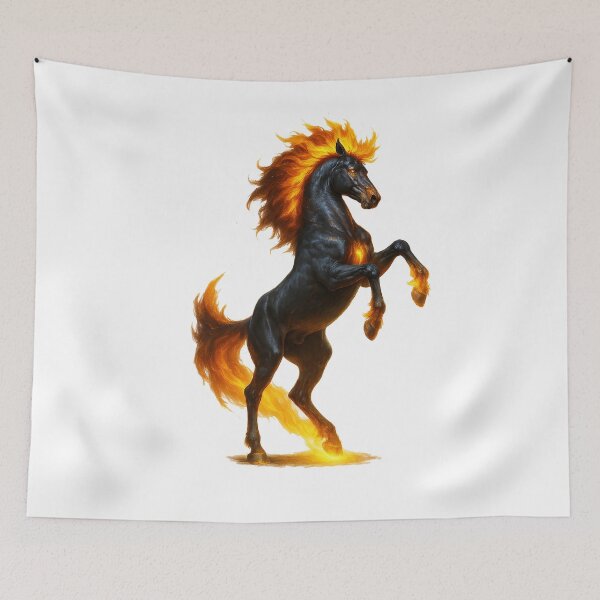 Item preview, ✨Fire Horse ✦♨✦ Rearing Flameborn Stallion designed and sold by WheelieGdArt.
