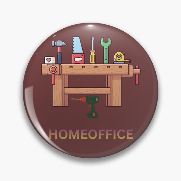Artikelvorschau, Home Office - My Workbench for Every Job entworfen und verkauft von LunaPrintCo.