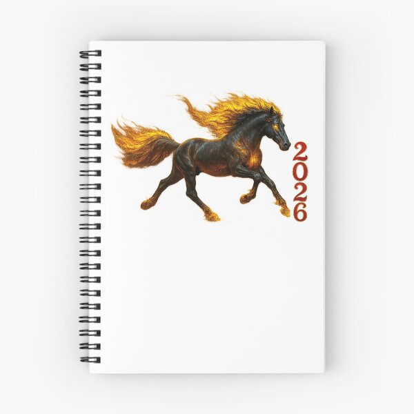 Item preview, ✨Fire Horse 2026 ✦♨✦ Galloping Ember Stallion designed and sold by WheelieGdArt.