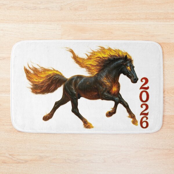 Item preview, ✨Fire Horse 2026 ✦♨✦ Galloping Ember Stallion designed and sold by WheelieGdArt.