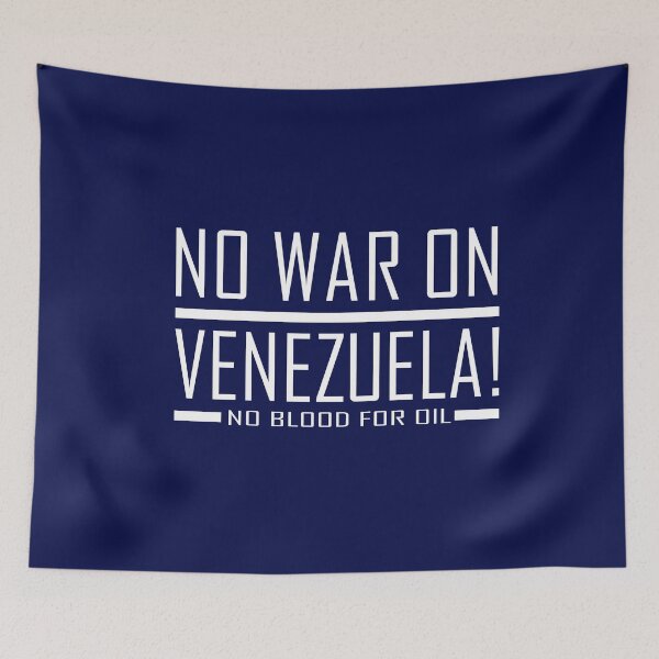 Item preview, No War on Venezuela Peace Typography | Anti War -Peace Quote Human Rights | white designed and sold by ZechJohnRB.