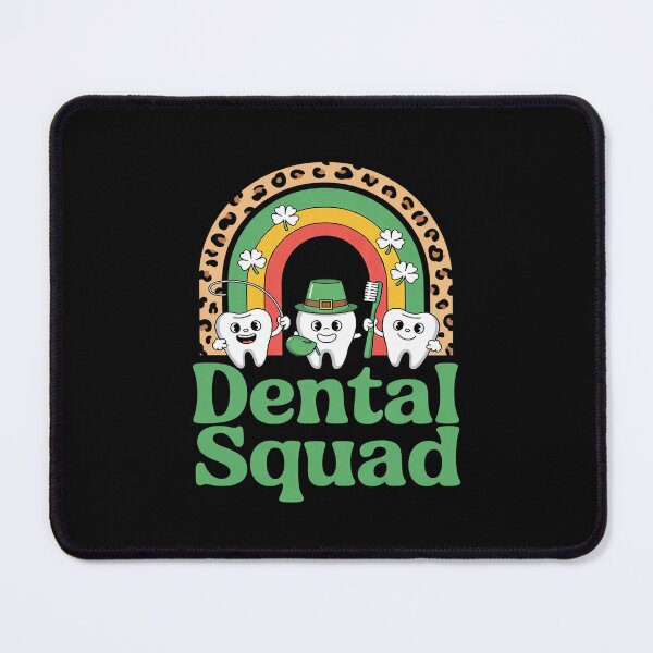 Item preview, Dental Squad Cute Tooth St Patrick's Day Shamrock Rainbow designed and sold by DigitaldeligArt.