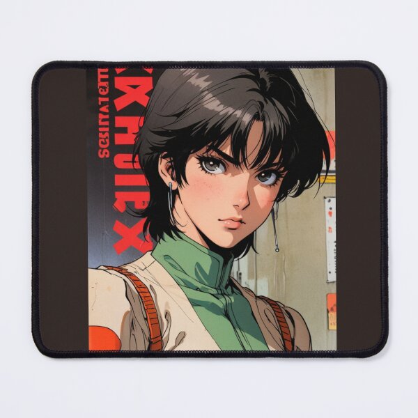 Item preview, Cyberpunk Anime Girl Portrait – Modern Japanese Street Aesthetic Illustration designed and sold by KomoFrames.