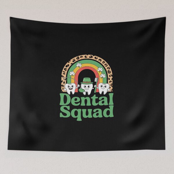 Item preview, Dental Squad Cute Tooth St Patrick's Day Shamrock Rainbow  designed and sold by DigitaldeligArt.