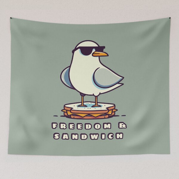 Item preview, Freedom And Sandwich designed and sold by Scaryzz.