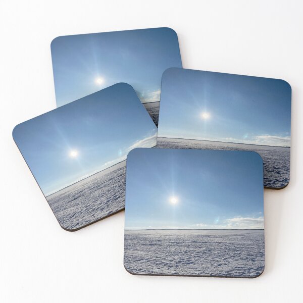 Item preview, Sun over a frozen lappish sea designed and sold by ZeroTechnique.