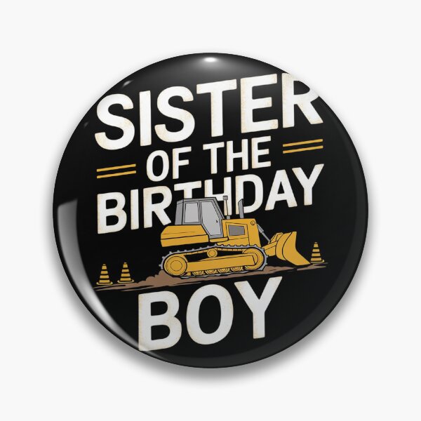 Item preview, Sister of the Birthday Boy Construction Party Family  designed and sold by PowAcademy.