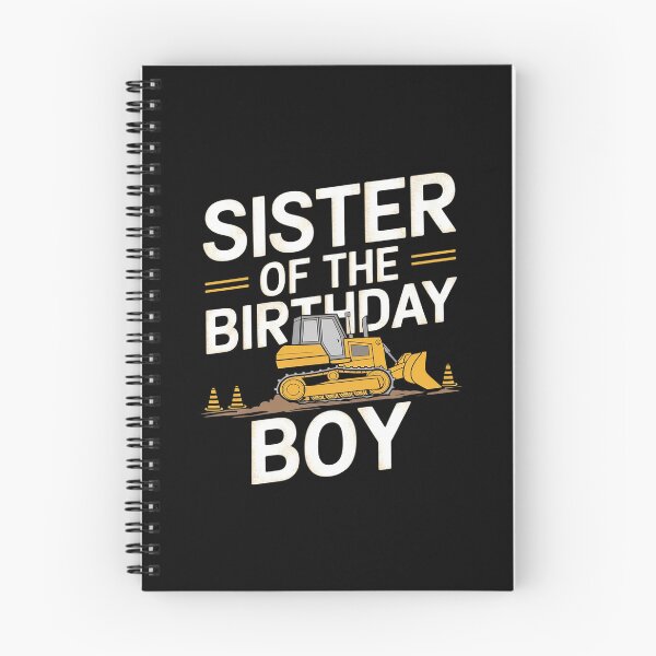 Item preview, Sister of the Birthday Boy Construction Party Family  designed and sold by PowAcademy.