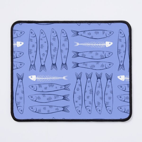 Item preview, Sardines - Light Blue designed and sold by Elizabeth Weglein.