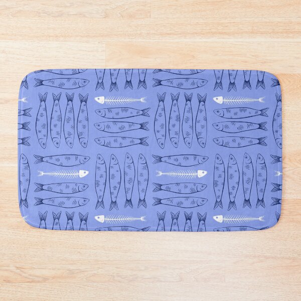 Item preview, Sardines - Light Blue designed and sold by Elizabeth Weglein.