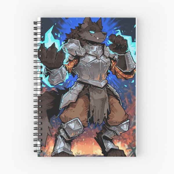 Item preview, Heroic Werewolf Knight with Blue Arcane Magic designed and sold by KaMow.