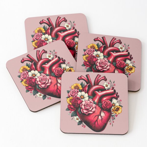 Item preview, Heart in Bloom - Anatomy Meets Nature designed and sold by DrawDrip.