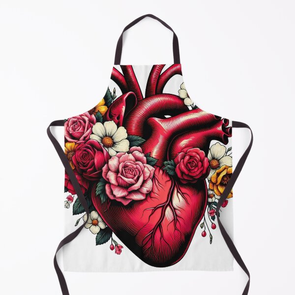 Item preview, Heart in Bloom - Anatomy Meets Nature designed and sold by DrawDrip.