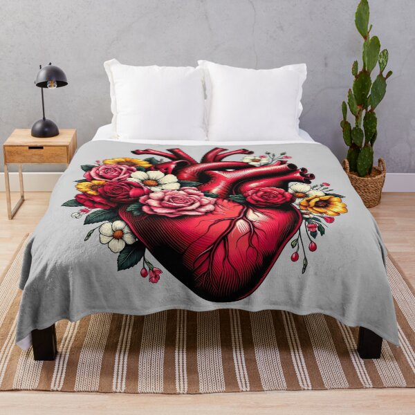 Item preview, Heart in Bloom - Anatomy Meets Nature designed and sold by DrawDrip.