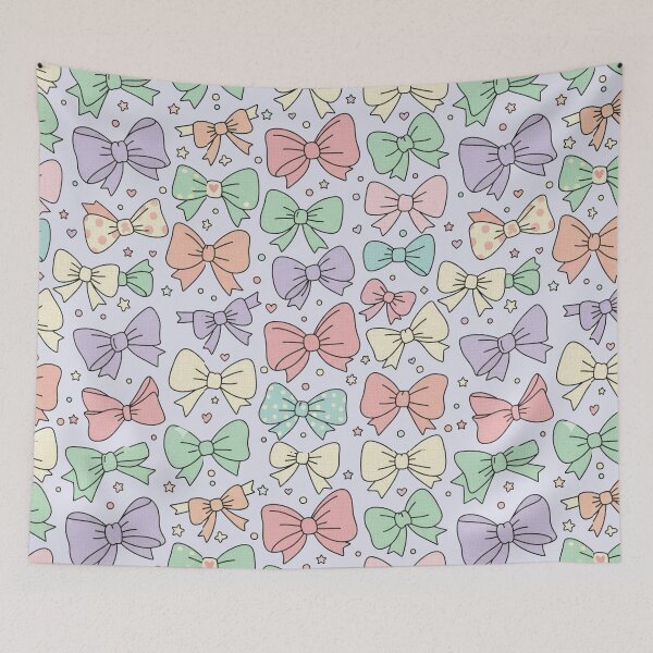 Item preview, Pastel Kawaii Ribbons and Bows Seamless Pattern designed and sold by Tidarat-27.